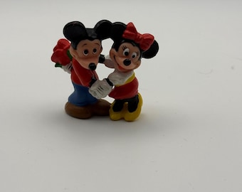 Vintage Minnie and Mickey Figurine | Mickey and Minnie Figurine | Vintage Minnie and Mickey Mouse | Mickey and Minnie Mouse | Vintage Mickey