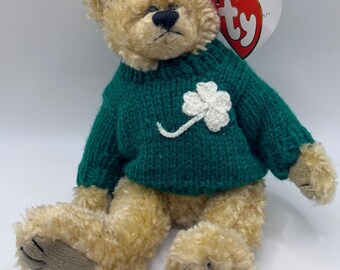 Irish Bear | Ty Attic Treasures Blarney Bear | Ty Blarney Bear | Irish Teddy Bear | St Patricks Day Bear