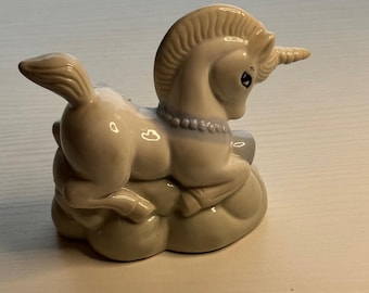 Porcelain Unicorn Figurine | Unicorn Figurine | Vintage Porcelain Unicorn | Vintage Unicorn Figurine | Porcelain Unicorn
