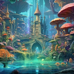 Wow factor backdrop or cloth of Underwater Kingdom