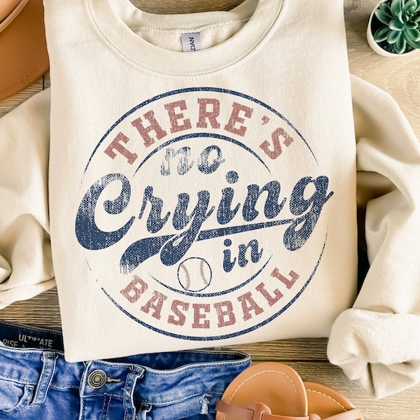 There’s no crying in baseball png, baseball png, retro baseball png, baseball mom sublimation, game day png, png sublimation, png file