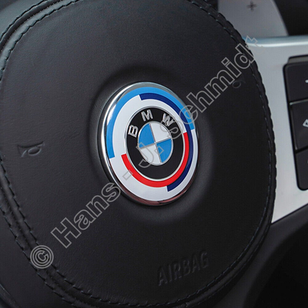 BLINGOOSE für BMW Zubehör Lenkrad Emblem Aufkleber BMW 3 5 6er X1 X2 X3 X4  X5 M2 M3 M6 Glitzer Car Auto Deko Strasssteine Silber 1St : : Auto  & Motorrad