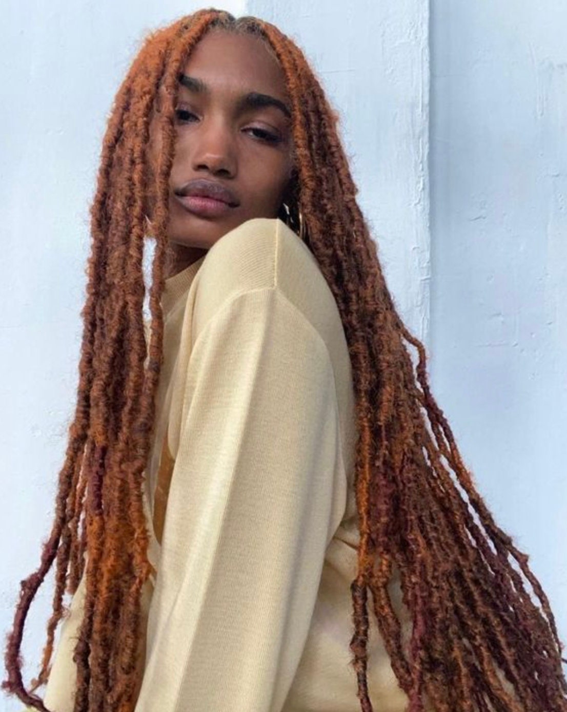 Ginger Butterfly Locs Fauxlocs Crochet Hair Distressed Etsy Canada