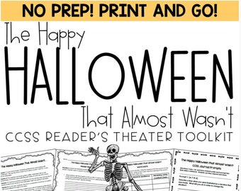 Halloween Reader's Theater Script and Activities for Middle Grades