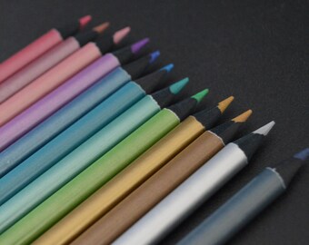 Metallic Black Core Colored Pencils