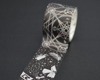 Magic Study Black Washi Tape