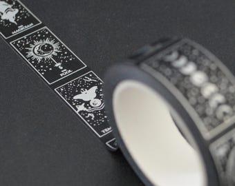 Holo Tarot Black Washi Tape