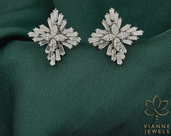 Marquise Cut Lab-Grown Diamond Earrings: 4.05 TCW Sustainable Luxury