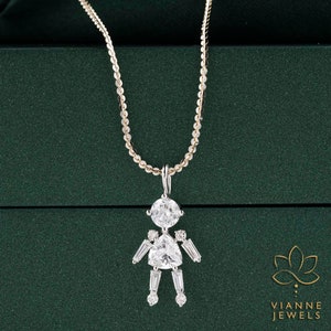 1.33 TCW Round Trilliant Taper Cut Diamond Pendant - Special Handcrafted Jewelry -Elegant, Gift, Sparkling, Statement Piece.Eco-friendly.