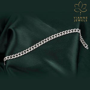 1.4 Ct Lab Grown Diamond Cuban Link Bracelet in White Gold | Sleek, Sparkling Statement