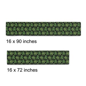 Monstera Albo Table Runner Monstera Thai Constellation Monstera Variegated Alocasia Monstera Aurea Monstera Mint Monstera Table Runner image 3