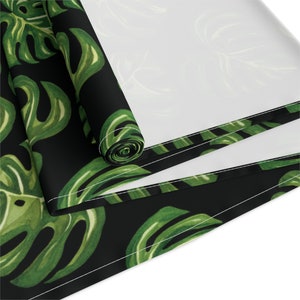 Monstera Albo Table Runner Monstera Thai Constellation Monstera Variegated Alocasia Monstera Aurea Monstera Mint Monstera Table Runner imagem 7