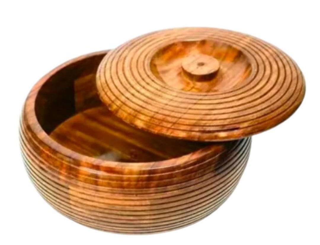 Buy Handmade Wooden Chapati Box - Etsy