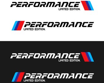 2 Pcs logo M Performance Édition Limitée Autocollant Réfléchissant De Porte Latérale Pour BMW | graphiques de décalque de vinyle de sport