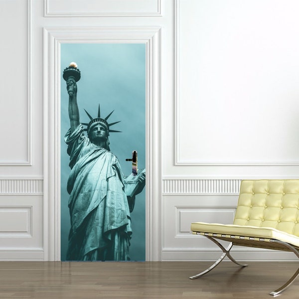 Autocollants décalcomanies de la Statue de la Liberté | Statue de New York Decor décalcomanie pour la maison | Style pour mur, porte ou même fenêtres