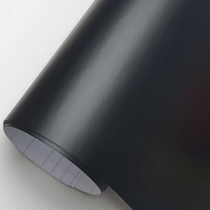 Matte Black Premium Vinyl Wrap Film Whaterproof Sticker Car Window Trim Film Matte Black Self Adhesive Vinyl Air Bubble Free Vehicle Decal