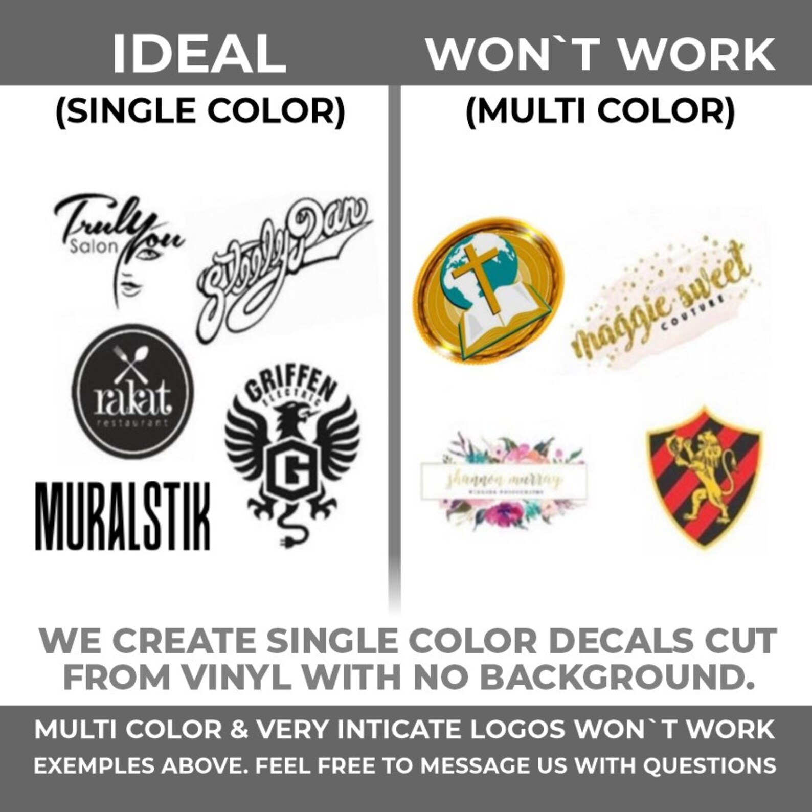 Custom Iron on Heat Transfer Vinyl - Your Logo, Image or Text - Colors ...