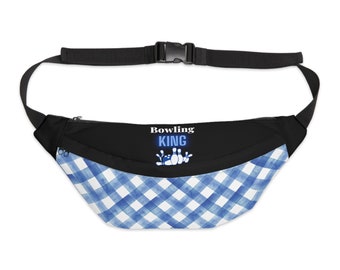 Bowling king  #1 Large Fanny Pack