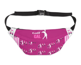 Golf Gal Fanny pack (pink with pattern)