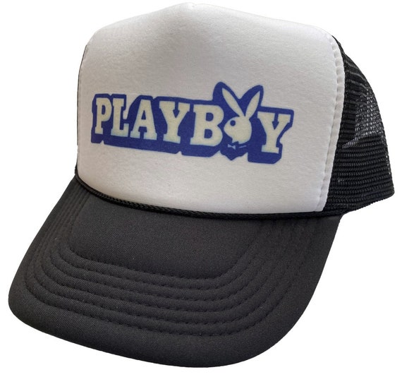 Playboy Bunny Trucker Hat Black Vintage Style Ret… - image 1