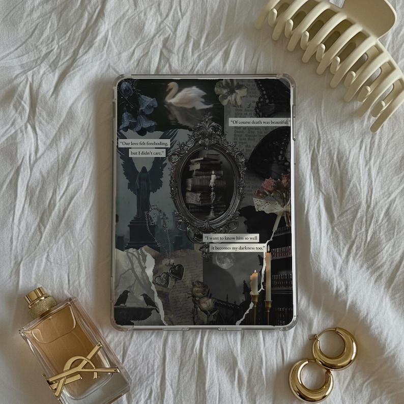 Dark Gothic Romance Kindle Printable Insert | Fantasy Kindle Cover ...