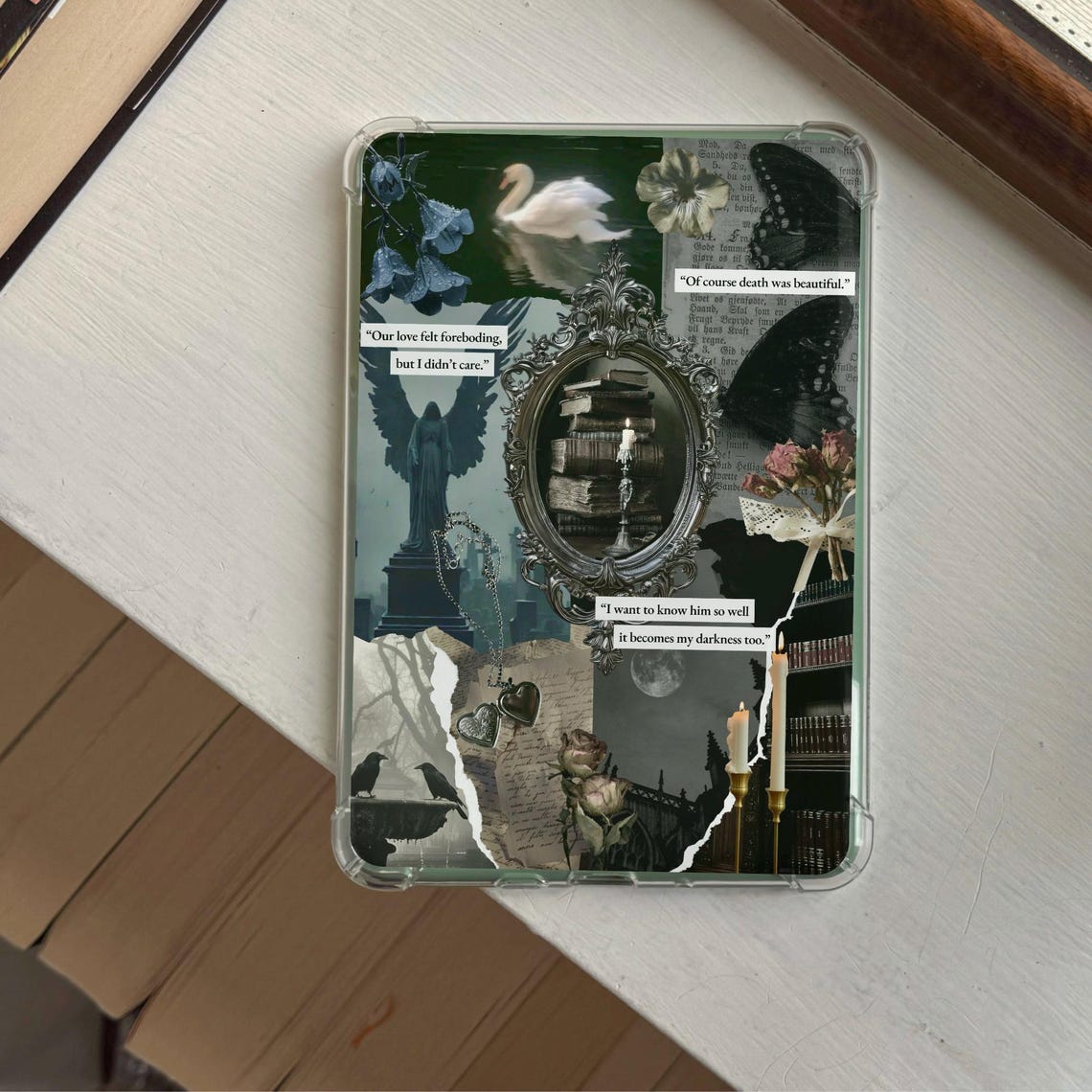 Dark Gothic Romance Kindle Printable Insert | Fantasy Kindle Cover ...