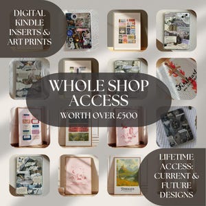 Whole Shop Bundle: Lifetime Access to Every Digital Print & Kindle Insert | Digital Download | Bookish Prints | Book Lover Merch