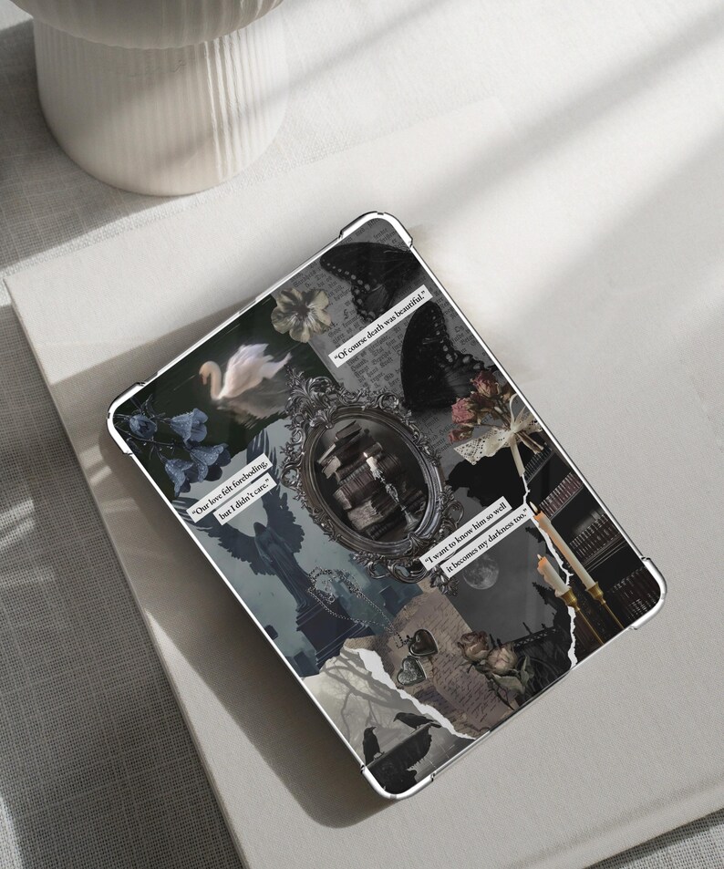 Dark Gothic Romance Kindle Printable Insert | Fantasy Kindle Cover ...