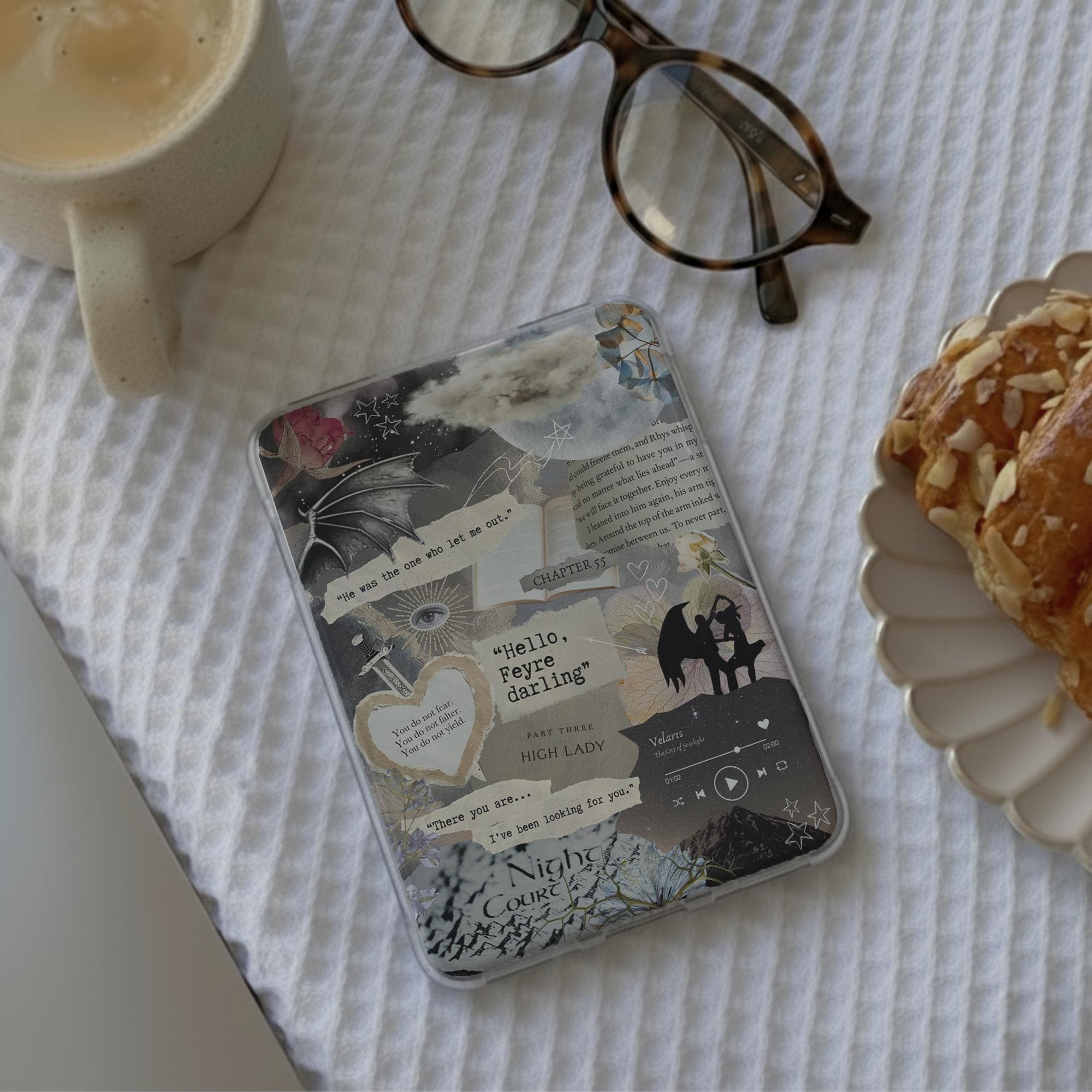 ACOTAR Kindle Printable Insert | Fantasy Kindle Cover | Kindle Clear ...
