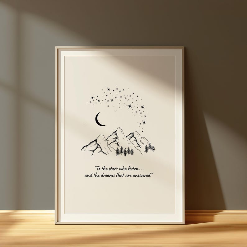 ACOTAR Digitale Print | Velaris | Digitale Posters | Boekcitaten Print | Boekachtige Poster | Boekenliefhebber Kunstprint | Digitale kunst afbeelding 1