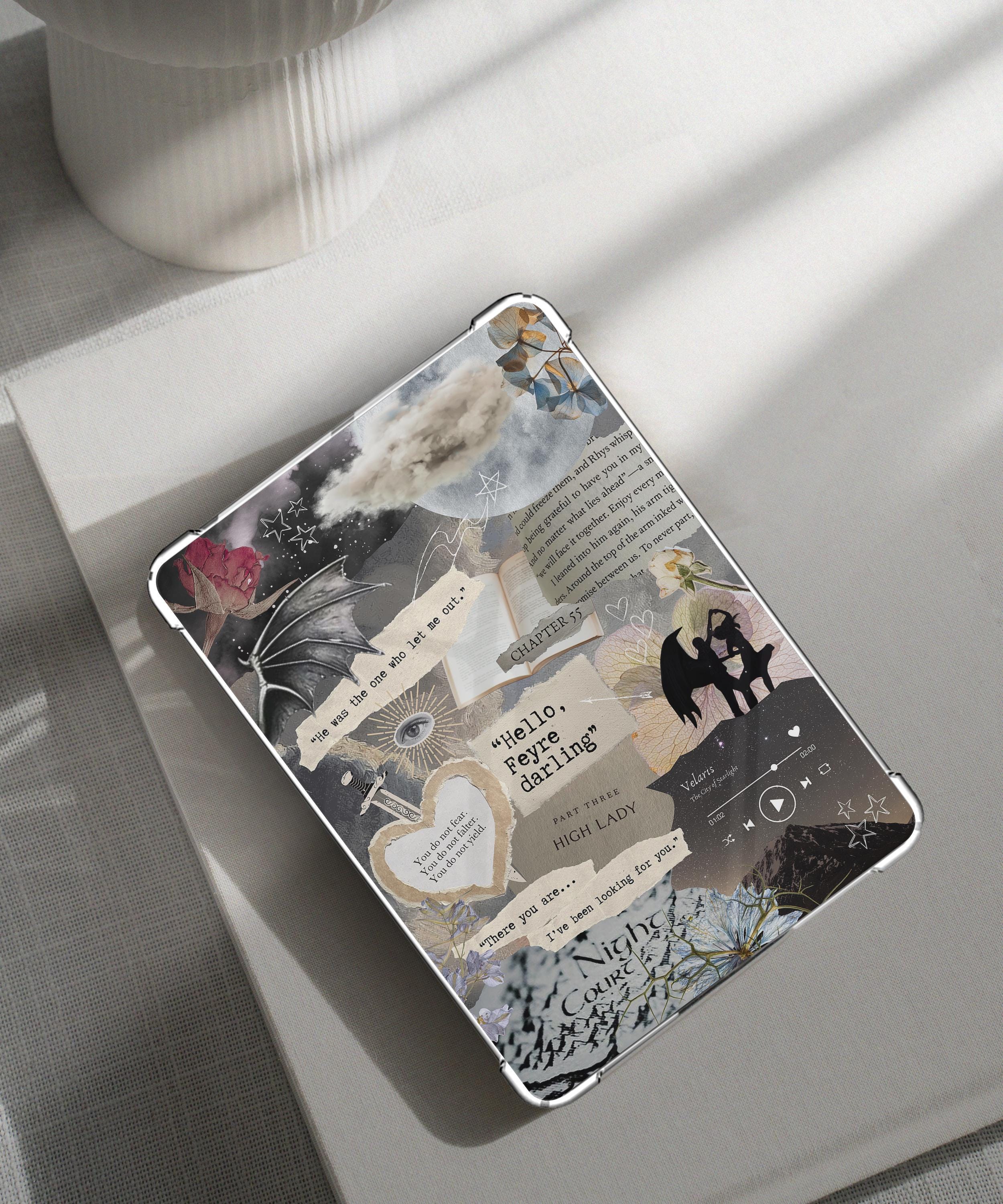 ACOTAR Kindle Printable Insert | Fantasy Kindle Cover | Kindle Clear ...
