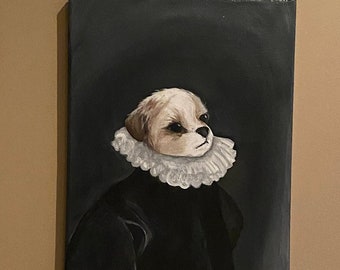 Custom medieval pet paintings