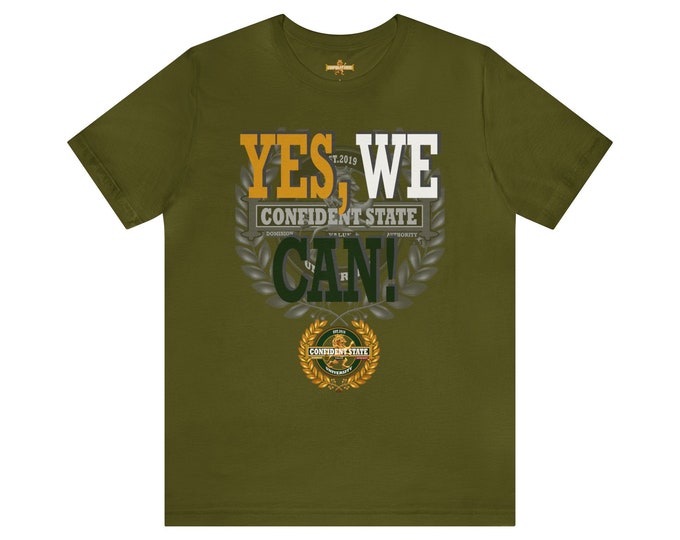 Confident State " Yes We Can" Jersey Short Sleeve Tee