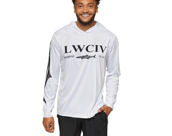 LWCIV Cobia Sleeve Hoodie - Men's Sports Warmup Hoodie (AOP)