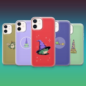 Custodia per telefono a forma di rana, modello minimalista, per iPhone 16, 15, 14, 13, 12, Samsung S25, S24, S23FE, S22, A16, A26, A56, Pixel 9Pro, 8A, 7