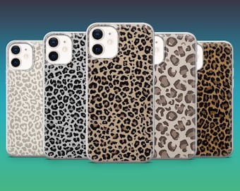 Luipaard telefoonhoesje Glamour dierenprint hoes voor iPhone 16, 15, 14, 13, 12, Samsung S25, S24, S23FE, S22, A16, A26, A56, Pixel 9Pro, 8A, 7