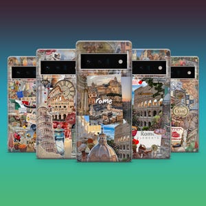 Italy Phone Case Rome Venice Cover for Pixel 9Pro XL, 8A, 8Pro, 7Pro, 7A, 6A, Samsung S24, S23Fe, A16, iPhone 16, 15 14, 13, 12