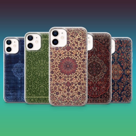Persian Rug Phone Case Vintage Oriental Carpet Cover for iPhone 16