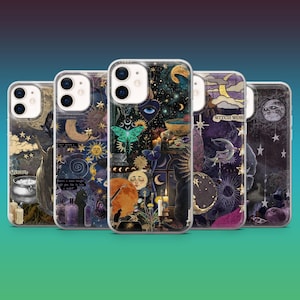 Witchy Phone Case Witchcraft Magic Witch Aesthetic Cover for iPhone 16, 15, 14, 13, 12, Samsung S25, S24, S23, A16, A26, A56, Pixel 9, 8A, 7