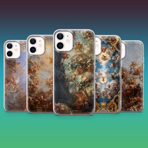 Renaissance Phone Case Baroque Art Vintage Painting Cover for iPhone 16, 15, 14, 13, 12, Samsung S25, S24, S23FE, A26, A56, Pixel 9A, 8A, 7