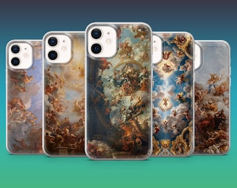 Renaissance Phone Case Baroque Art Vintage Painting Cover for iPhone 16, 15, 14, 13, 12, Samsung S25, S24, S23FE, A26, A56, Pixel 9A, 8A, 7