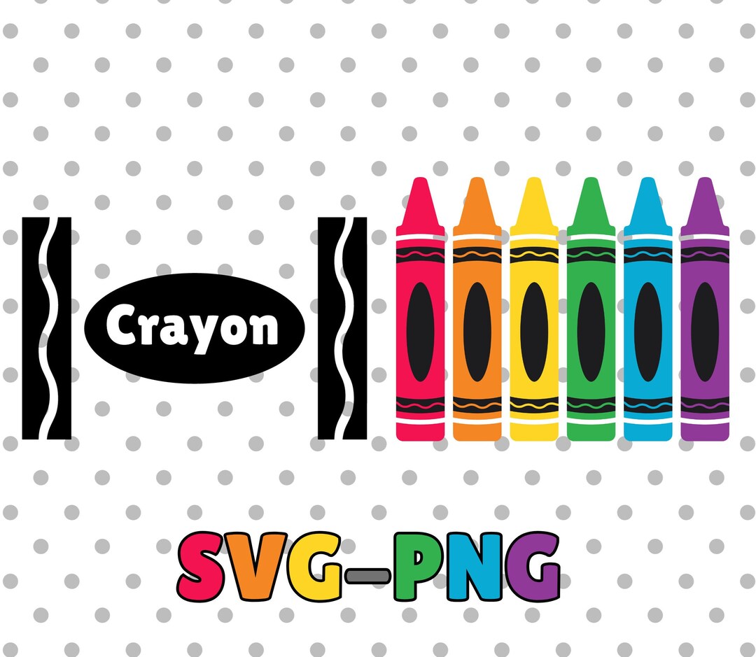 Crayon Svg Crayon Wrapper Svg Crayon Costume Svg Crayon Etsy