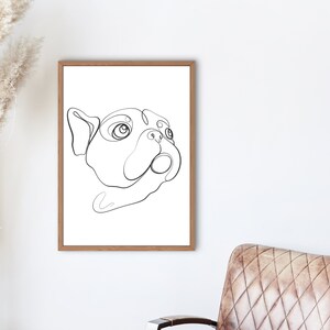 Custom pet line art