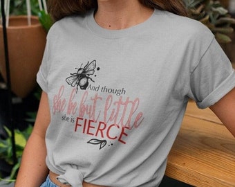 Shakespeare Quote T-Shirt: Bookish Gift for Readers, Girl Power Tee