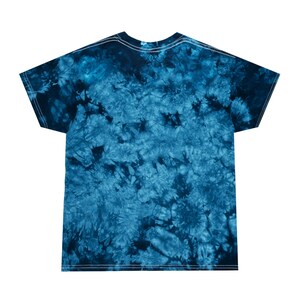 Book Kraken blue tie-dye shirt gift for book loving friend gifted bookish crewneck teacher reading t-shirt library day unique graphic tee Bild 4