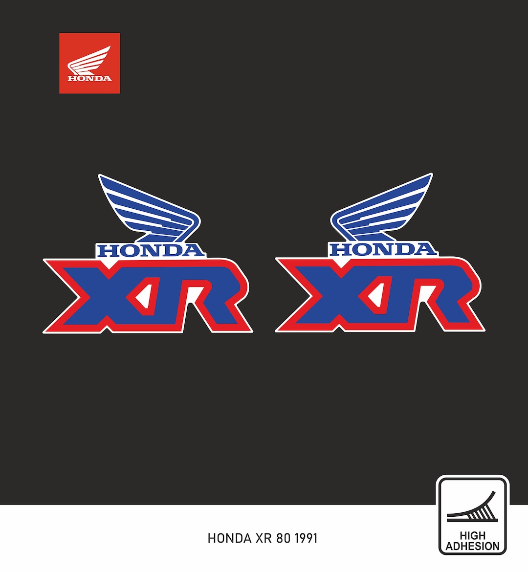 Fuel Tank Decals Stickers Honda XR 80 / 100 / 200 / 250 / 600 Etsy