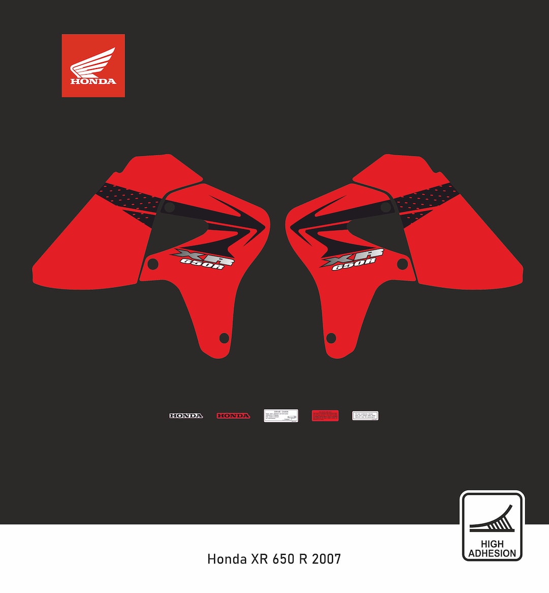 Reflective Swing Arm Decal Graphics Kit For 2000-2008 Honda XR650R Motorcycle