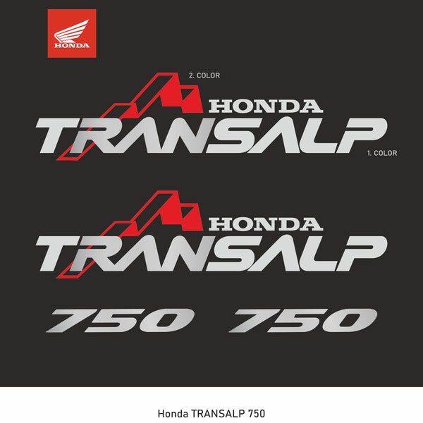 Autocollants décalcomanies Honda Transalp 750