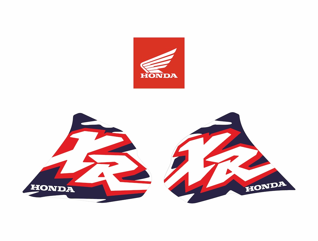 Fuel Tank Decals Stickers Honda XR 250 / 400 / 600 1996 Etsy