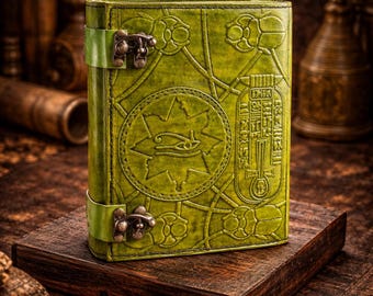 Book of Hamunaptra Leather Journal, Egyptian Book of the Dead Replica, Gothic Spell Book, Book of Shadows, Halloween Gift
